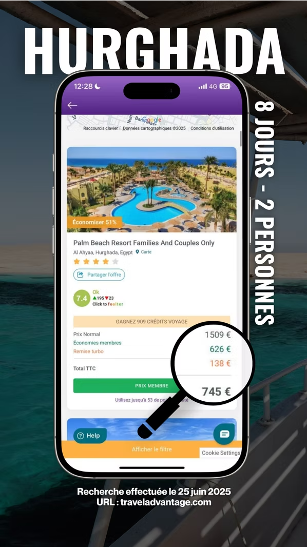 Hurghada - 8 jours, 2 personnes : 1509 € → 745 €